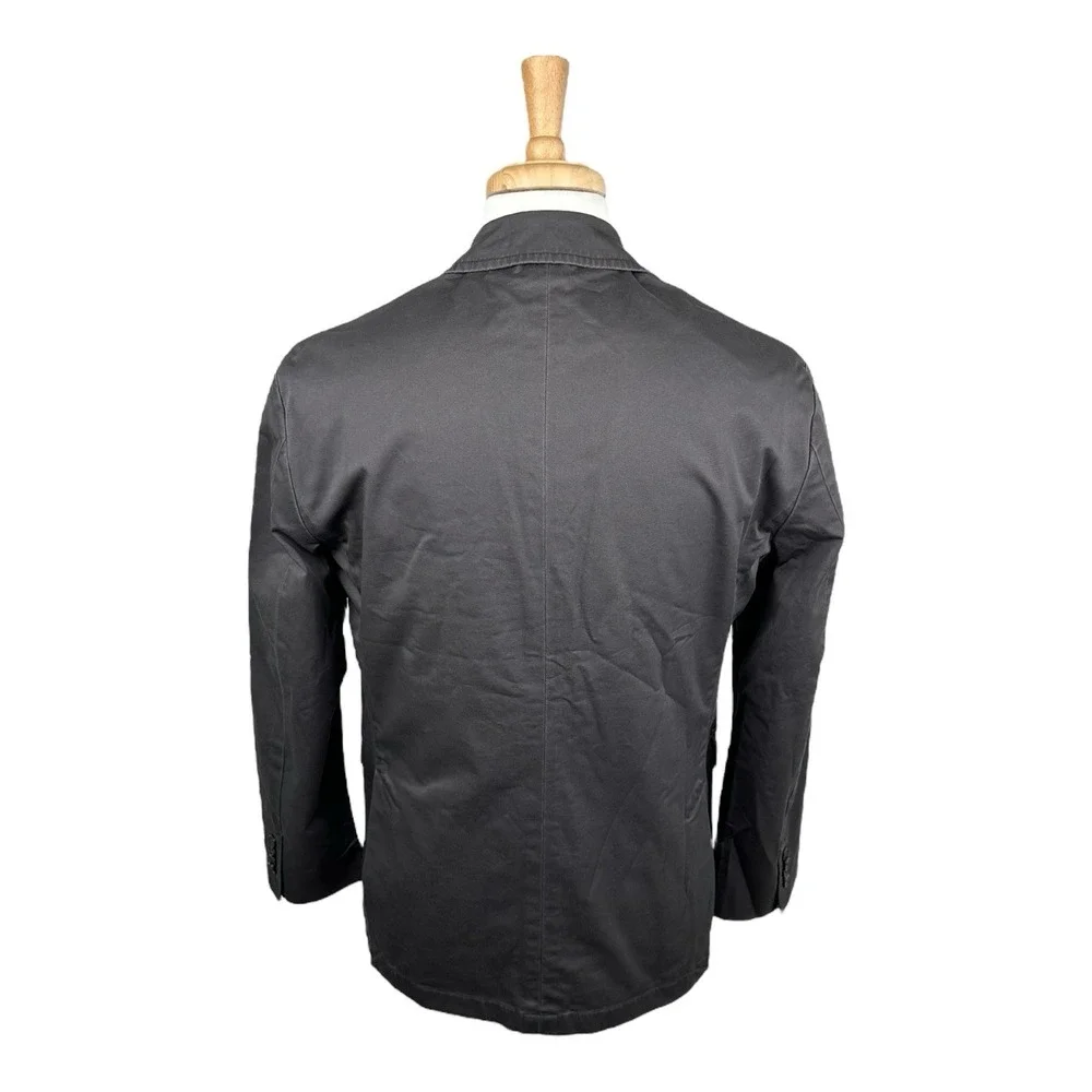 Polo Ralph Lauren‎ Gray Cotton Stretch Unstructured Men's Sportcoat Size M NWT